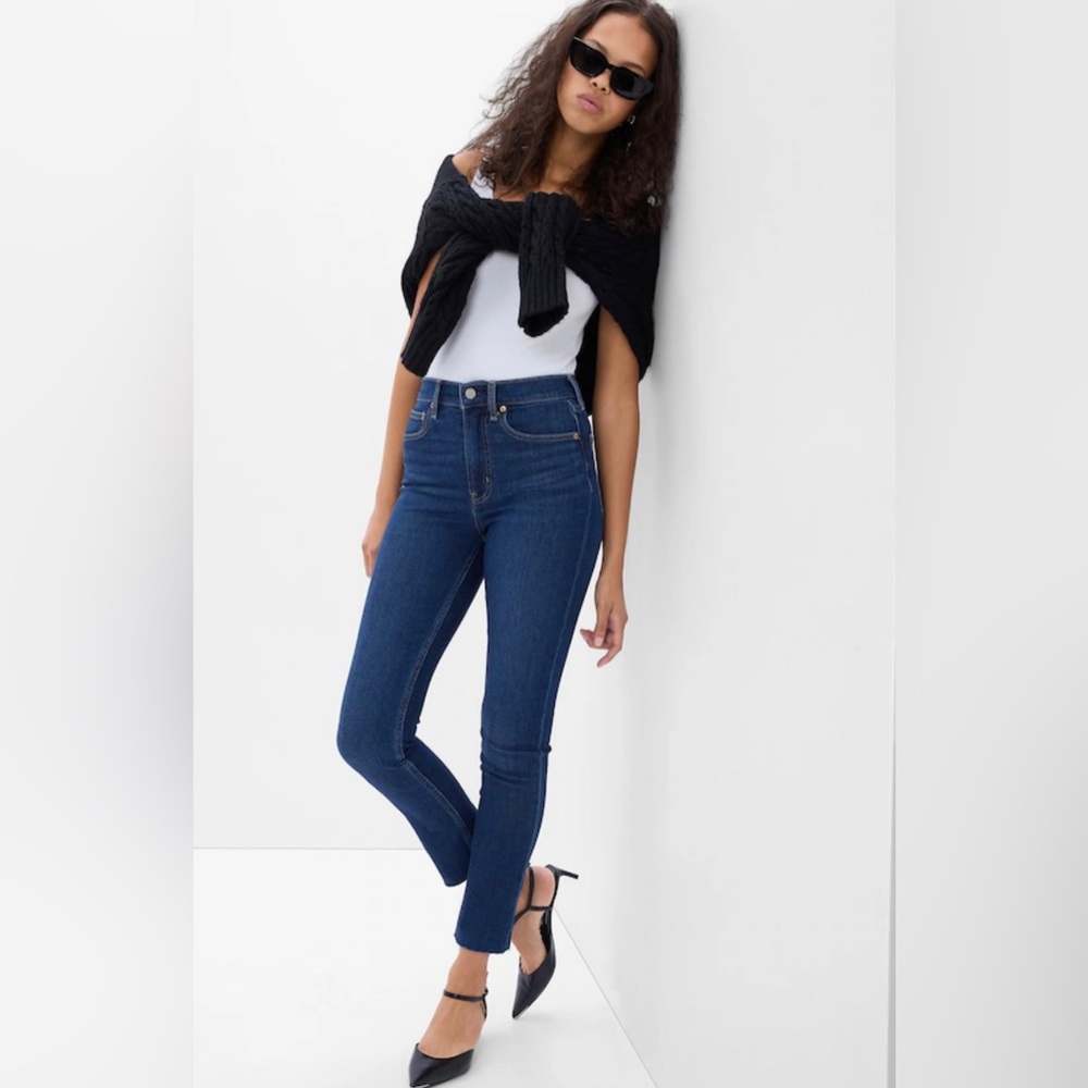 High Rise Vintage Slim Jeans with Washwell